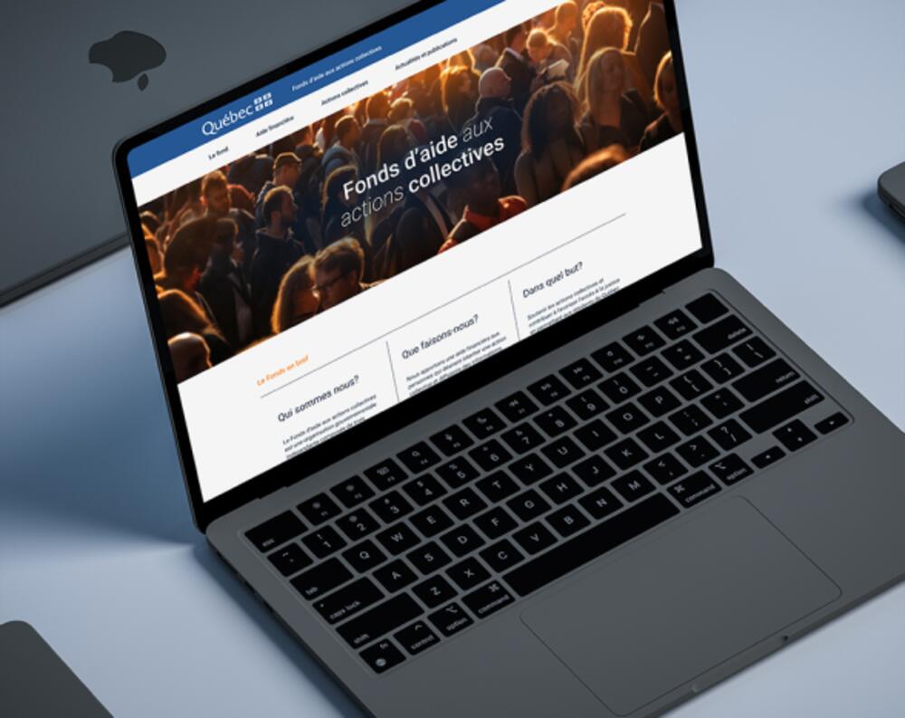 Site du Fonds d'aide aux actions collectives